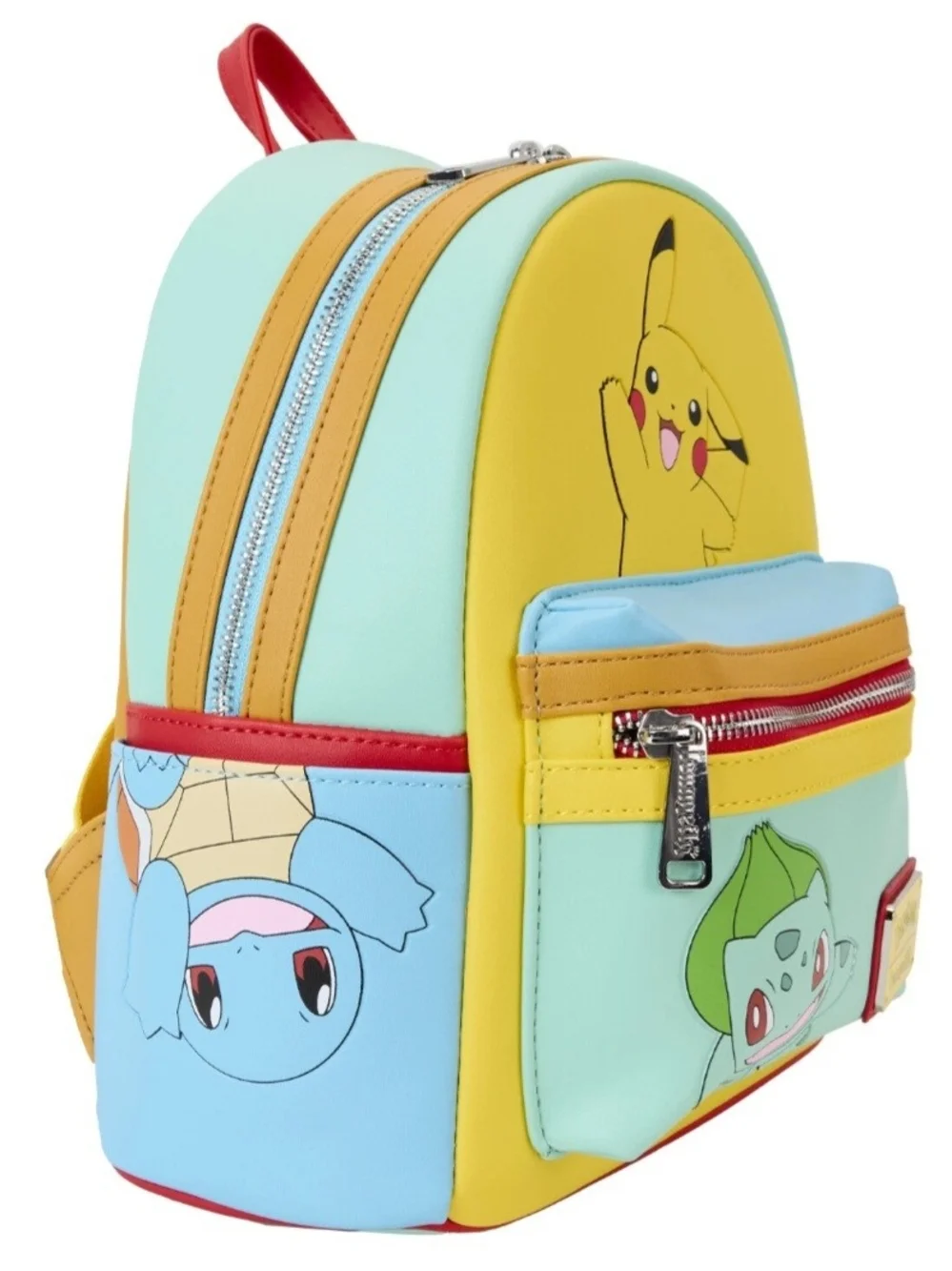Pokemon Color Block Starters Loungefly Backpack